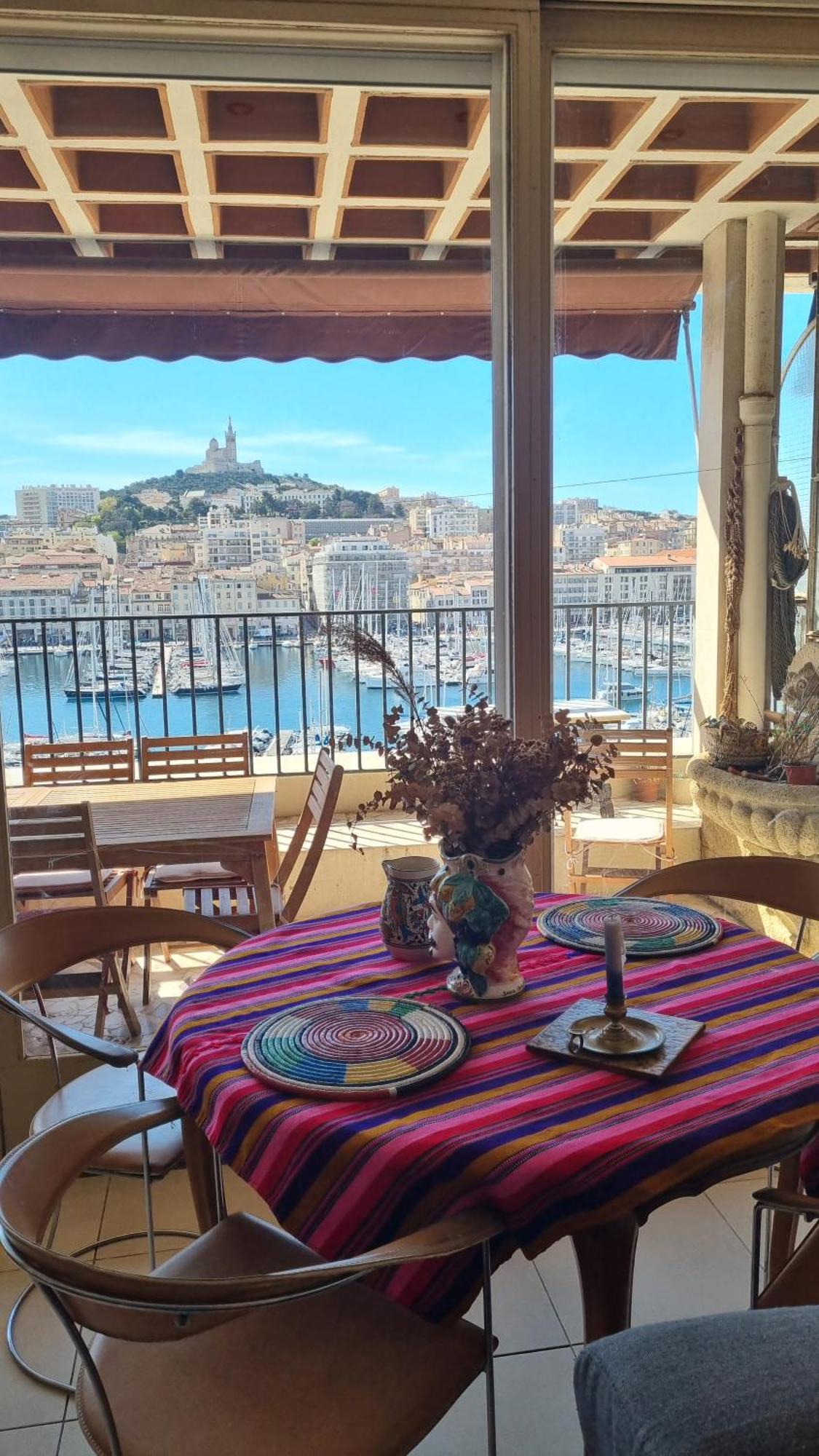 Grand T2 Surplombant Le Vieux Port Marseille Apartment Ngoại thất bức ảnh